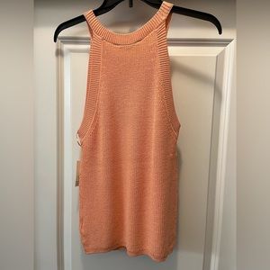 Ophelia Roe knit sweater, Size M, coral color